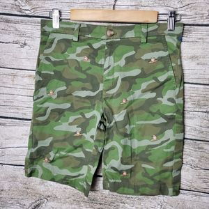 Vineyard Vines Green Camo Kids Shorts